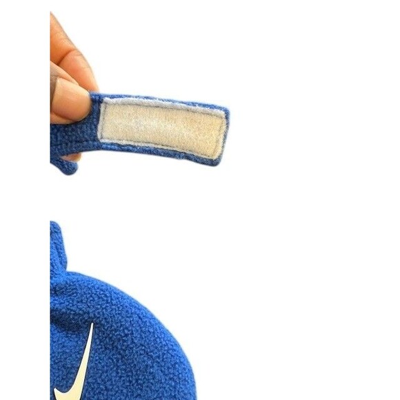 Nike Infant Fleece Hat Mittens Set Blue Baby - Picture 5 of 13